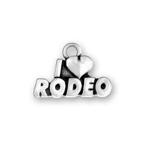  I Love Rodeo Sterling Silver Charm Evercharming 