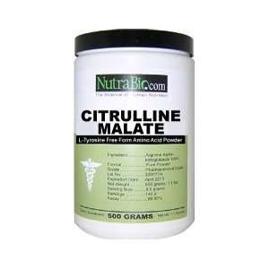   NutraBio Citrulline Malate Powder   500 Grams