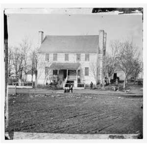 Civil War Reprint Centreville, Virginia. Grigsby house, headquarters 