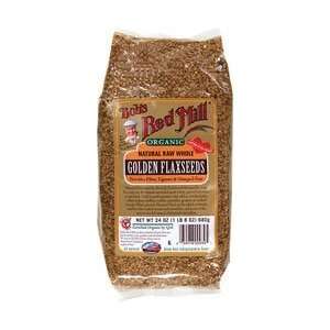 Organic Golden Flaxseed, 24 oz (1 lb 8 oz) 680 g  Grocery 