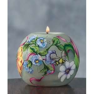   Qwa Art Spruce Floral Tea Light by Patricia Brubaker 1 only reg $37.99