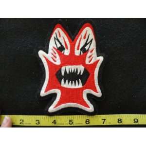 An Angry Looking Red Faced Monster Patch 