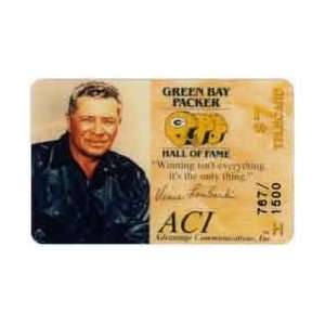  Collectible Phone Card $7. Vince Lombardi (Green Bay 