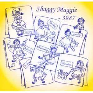  8082 PT W Shaggy Maggie by Aunt Marthas 3987 Arts 