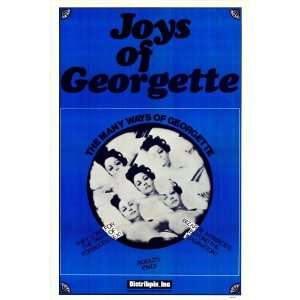  Joys of Georgette(Rare), Original Vintage Movie Poster 