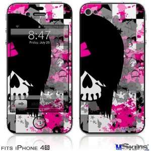  iPhone 4S Skin   Scene Girl Skull 