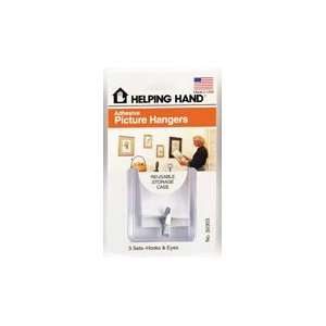 Helping Hands 50303 Adhesive Hook & Eye End Picture Hangers (3 pack)