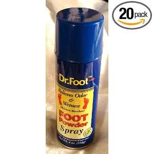  LOT of 2 Dr. Foot Foot Powder Spray 4 Oz. Each Health 