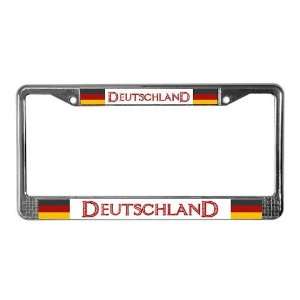  Germany Flag Deutsch deutschland License Plate Frame by 
