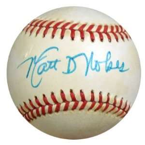  Matt Nokes Autographed/Hand Signed AL Baseball PSA/DNA 