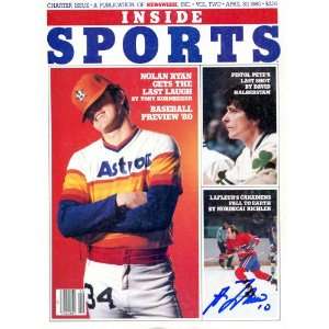  Guy LaFleur Autographed Insidge Sports   April 30, 1980 
