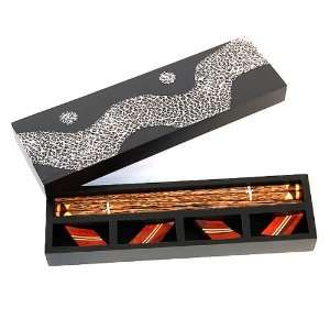   Wood Chopstick Set In Stylishly Designed Gift Box