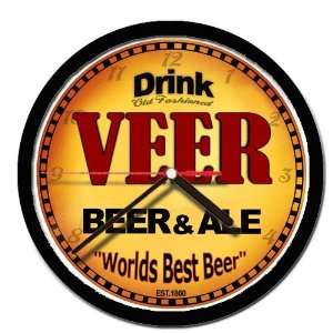  VEER beer and ale cerveza wall clock 