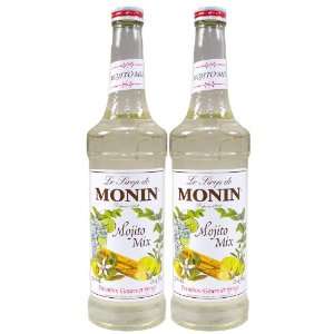 Monin   Gourmet Mojito Mix Syrup 2 Pack 2x25.4fl.oz