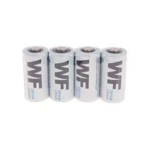  WF CR123A 3.0V Lithium Battery (4 Pack)