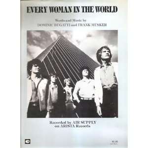  Sheet Music Every Woman In The World Air Supply 105 