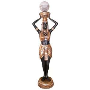    Goddess Hathor Egyptian Statue Floor Lamp