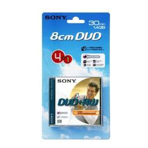  SONY DVD+RW 1.4Gb 8cm 30min Pack 5 Scratch Resistant sony 