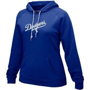  Nike L.A. Dodgers Royal Blue Ladies Pullover Tackle Hoody 