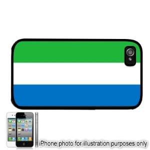  Sierra Leone Flag Apple iPhone 4 4S Case Cover Black 