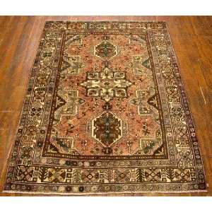 4x7 Hand Knotted Karajeh Lambaran. abrash Persian Rug   70x49 