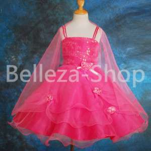 Wedding Flower Girls Party Pageant Dress Size 3T 10  