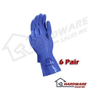 Atlas 660 gloves protect hands from many chemicals like gasoline, oils 
