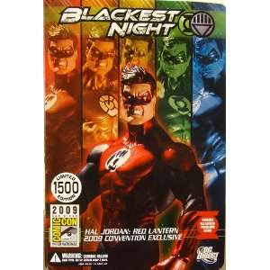  2009 SDCC Blackest Night Hal Jordan Red Lantern Action 