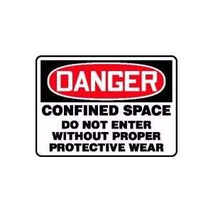 com DANGER CONFINED SPACE DO NOT ENTER WITHOUT PROPER PROTECTIVE WEAR 