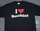 LOVE BOOBIES   Funny Humor t shirt S,M,L,XL,2XL Brand New   very 