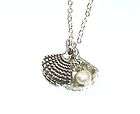 CLAM SHELL PEARL NECKLACES clams pearls love necklace  