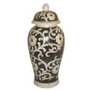  Sterling Industries 72 3496 Petit Noir Vigne Urn