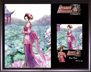 Dynasty Warriors 5 6 Diao Chan Plaque Series w/ Card  