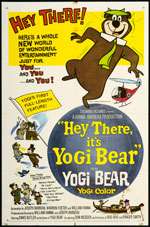 Hey There its Yogi Bear 1964 Original Movie Poster  