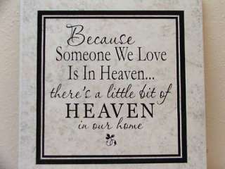 Vinyl lettering word wall quote Heaven tile LDS craft  
