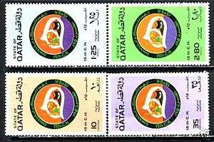 Qatar 1980 #587 590 SCV$11.75 MNH  