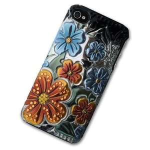  with Blue Yellow Orange Floral Flowers Design 3D 3 D Luxury Graphics 