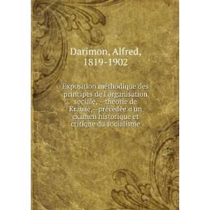   un examen historique et critique du socialisme Alfred, 1819 1902