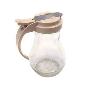  14 Ounce Glass Server with Tan Top (06 0570) Category 