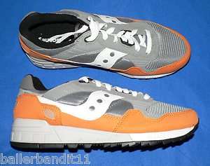 Saucony Shadow 5000 mens shoes sneakers gray orange new Vegan  