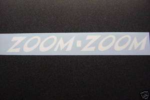 ZOOM ZOOM MAZDA 6 Mazda 3 Tribute Sticker Decal small  