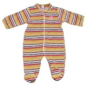   Striped Velour Coverall (Sizes 0M   9M)   colors as shown, 0 3mos