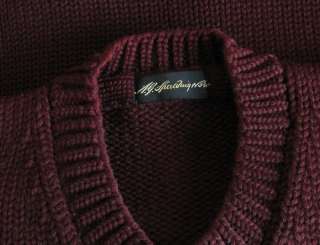 Vintage 20s Maroon Wool U of Minnesota MN Letter Sweater, size M 