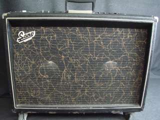 Vintage Sano Solid State Guitar Amp 2x12 Combo Amplifier  