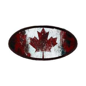 Patch of Canadian Canada Flag Painting HD 