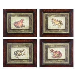  Frogs I,II,III,IV  Set of 4, Artwork by Grace Feyock