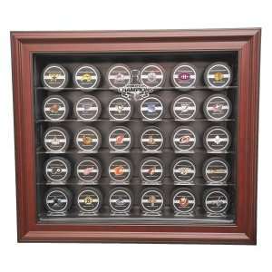  Chicago Blackhawks 2010 Stanley Cup Champs 30 Puck Cabinet 