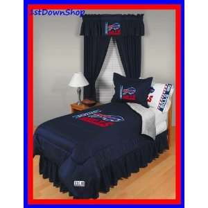  Buffalo Bills 5Pc LR Full Comforter/Sheets Bed Set Sports 