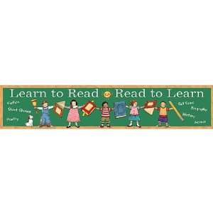   to Learn Banner from Susan Winget, Multi Color (4664)