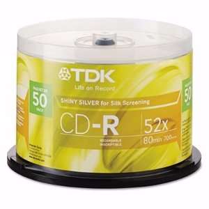    CDR 80M 700MB 52X BLANK SHINY 50SPN (47959)  